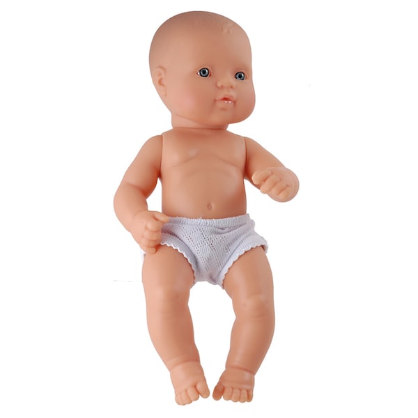 Miniland Educational Anatomically Correct Newborn Doll, 12.63 in, Caucasian Girl 5005531032 - main